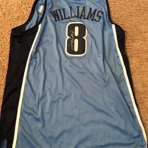Autographed Utah Jazz Deron Williams #8 NWT Adidas